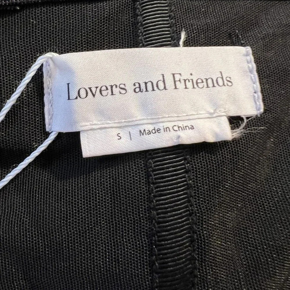 NWT Lovers and Friends Black Strapless Formal Gown $178 - Picture 11 of 15